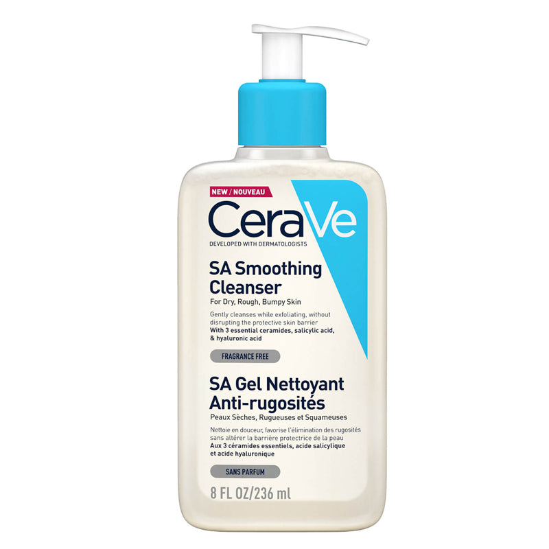 Cerave SA Smoothing Cleanser For Normal, Dry And Rough Skin With Salicylic Acid 236ml